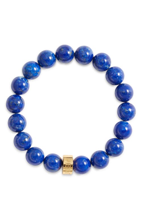 Nest Jewelry Malachite Stretch Bracelet In Blue