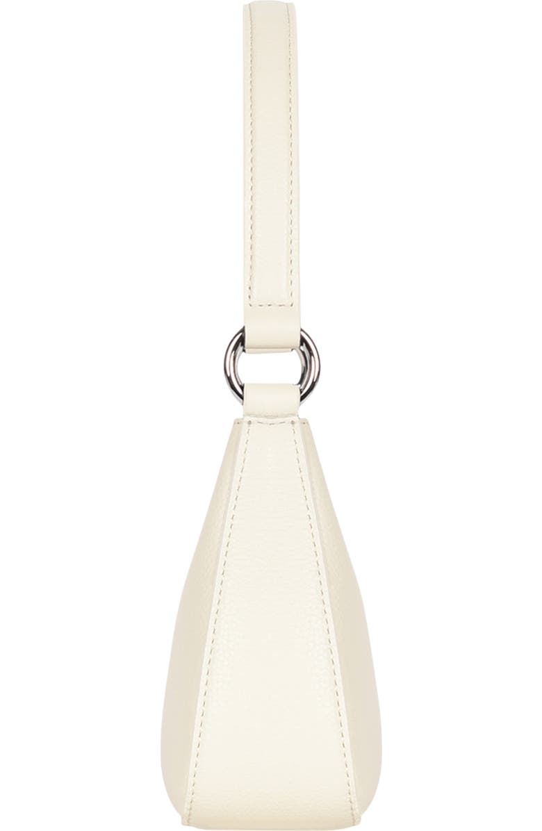 HYER GOODS Upcycled Leather Mini Shoulder Bag, Alternate, color, White