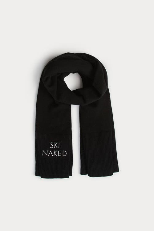 Naked Cashmere Ski Naked Scarf In Black
