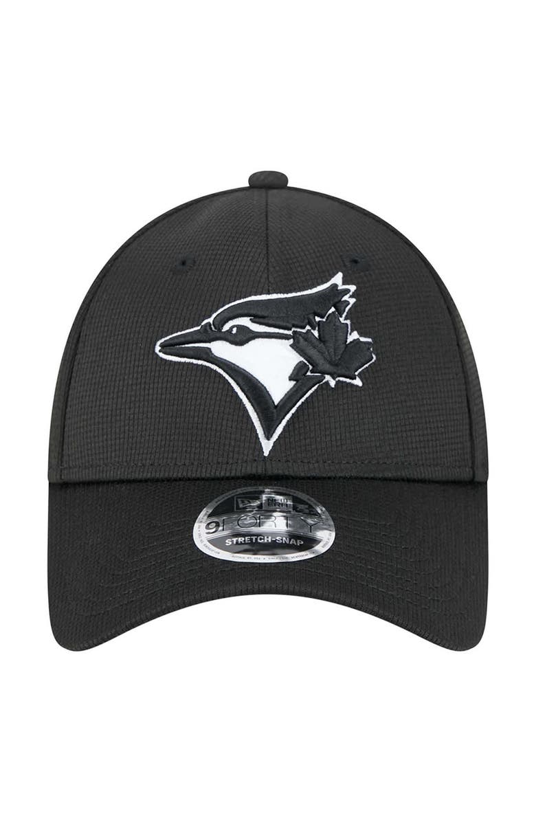 New Era Men's New Era Black Toronto Blue Jays Pivot 9FORTY Adjustable Hat, Alternate, color, 