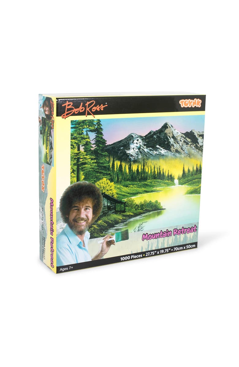 Bob Ross Mountain Retreat Nature Puzzle | 1000 Piece Jigsaw Puzzle, Main, color, Multi-Color