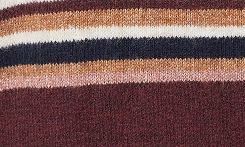 Scotch & Soda Crewneck Pullover Sweater In Burgundy