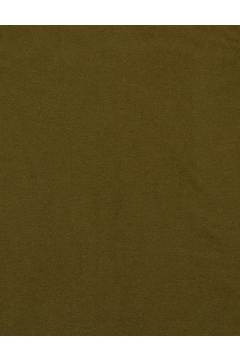 Kids Long Sleeve T-Shirt, 100% Cotton, Solid Colors, Alternate, color, Olive