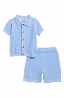 Original Penguin Polo Sweater & Shorts Set