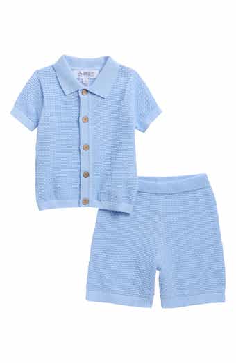 Polo Sweater & Shorts Set