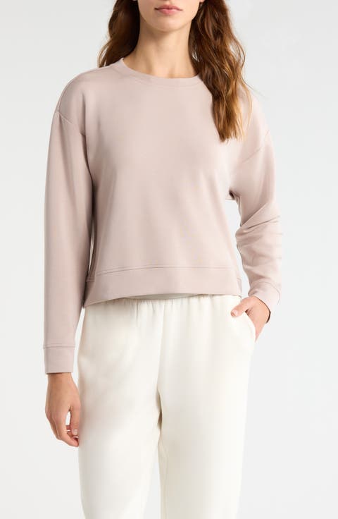 Sienna Crop Performance Sweatshirt