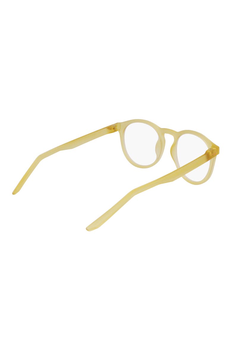 Swerve 51mm Round Blue Light Blocking Reading Glasses, Alternate, color, MATTE TEAM GOLD / BLUE LIGHT