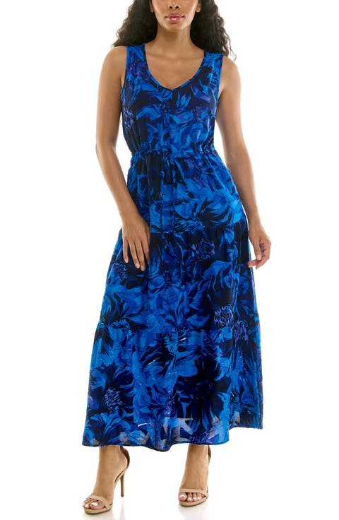 Sleeveless Tiered Maxi Dress