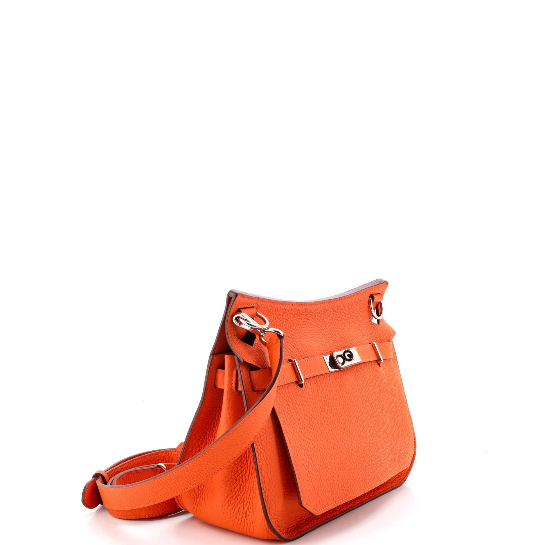 Pre-Owned Hermes Jypsiere Bag Clemence 28, Alternate, color, Orange H