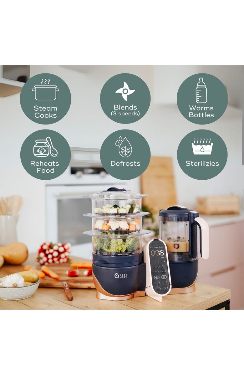 Babymoov Duo Meal XL Food Prep System, Alternate, color, Rose Gold/Navy