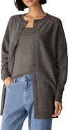 Eileen Fisher Long Wool Cardigan