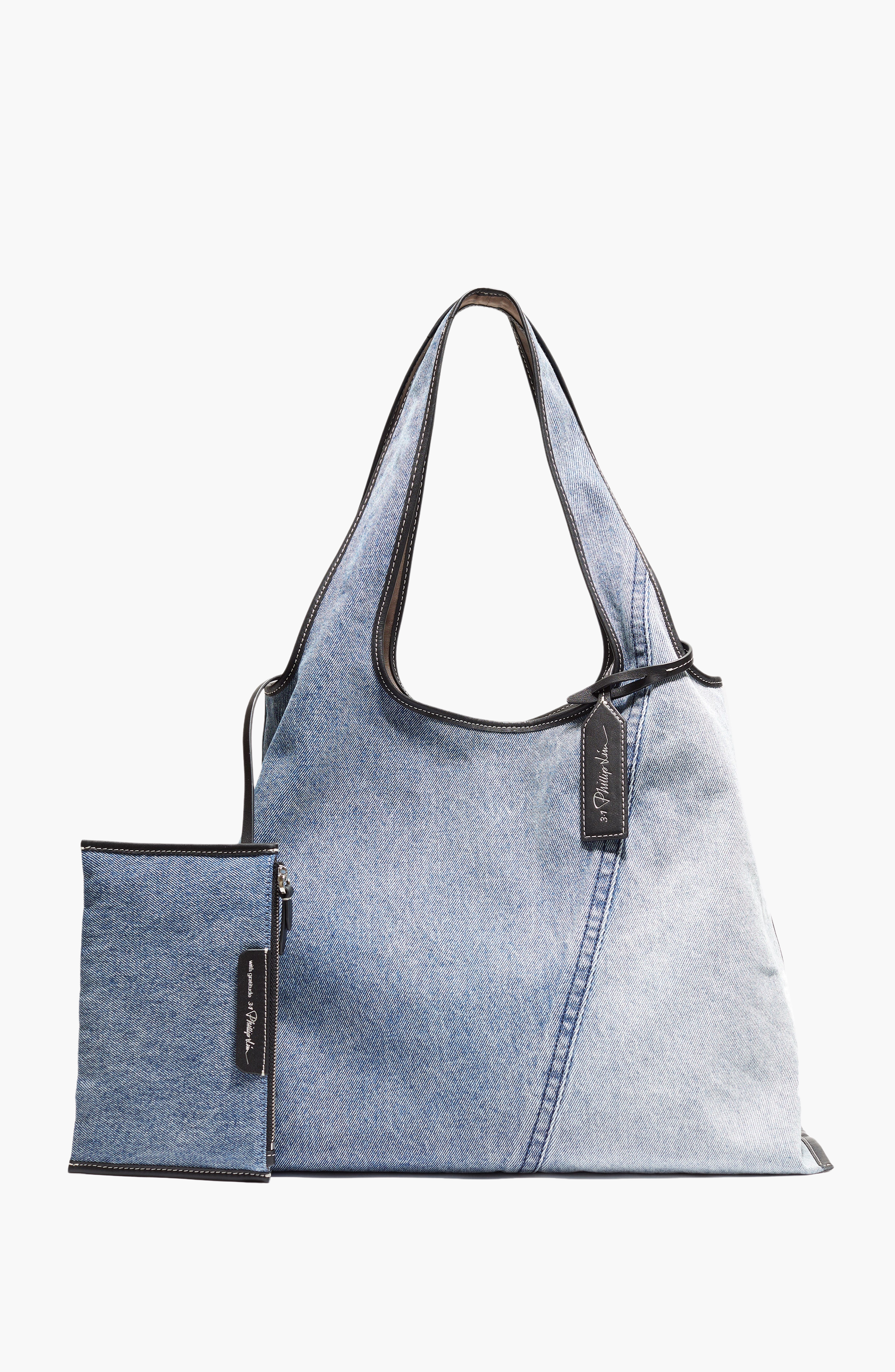 Denim Market Tote Bag, Alternate, color, Indigo