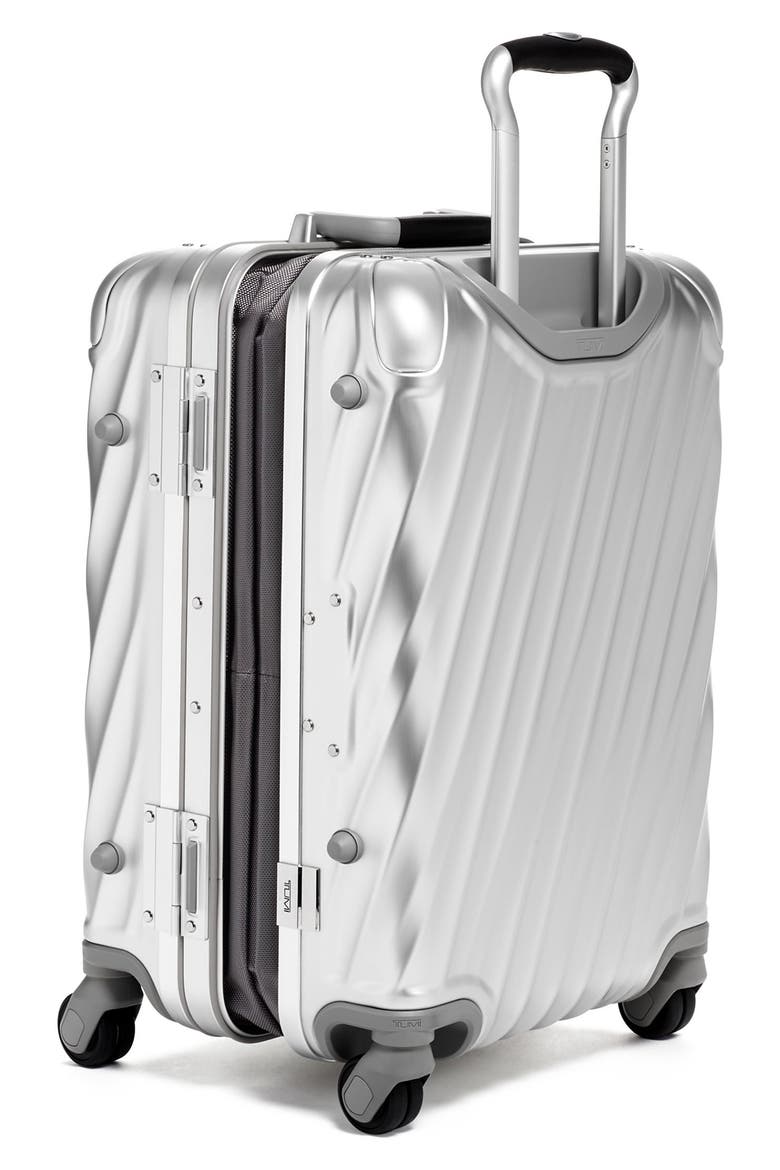 19 Degree Aluminum Expandable Carry-On, Alternate, color, SILVER