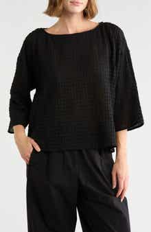 Stretch Organic Cotton Boxy Top