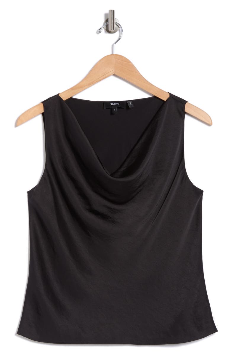 Theory Cowl Neck Sleeveless Top, Alternate, color,