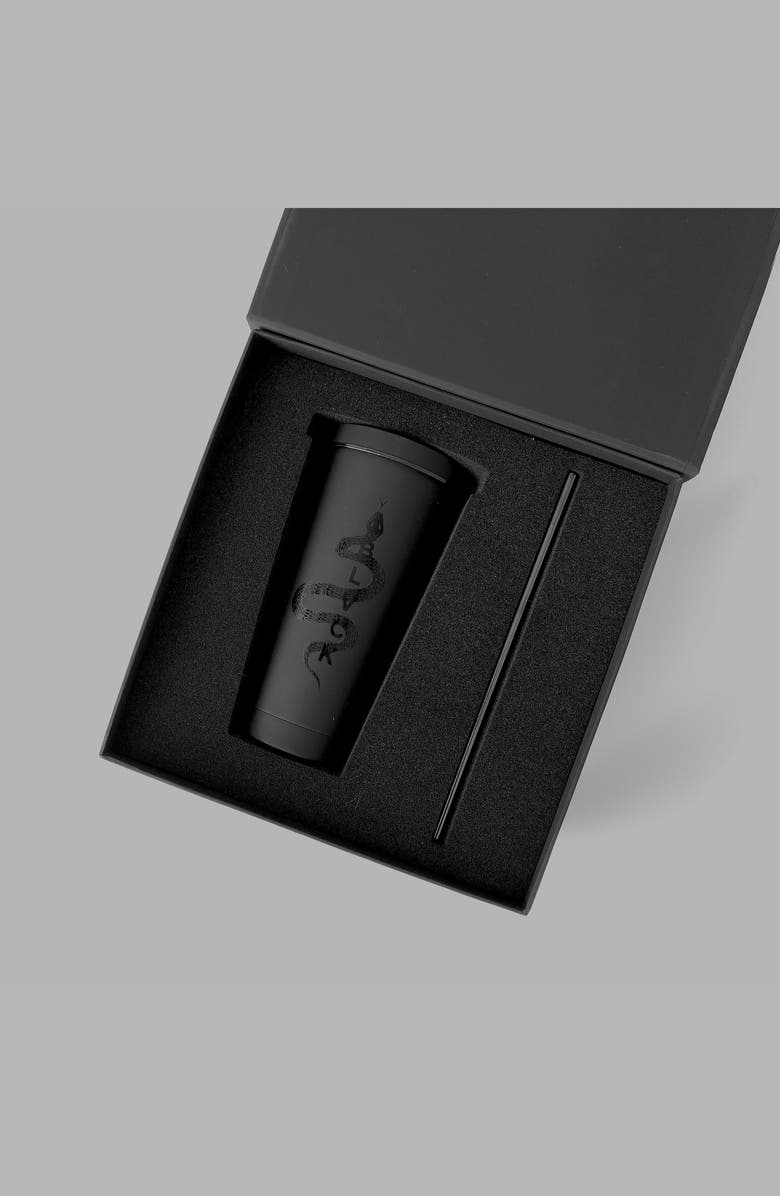 Blvck Snake Tumbler, Alternate, color, Black