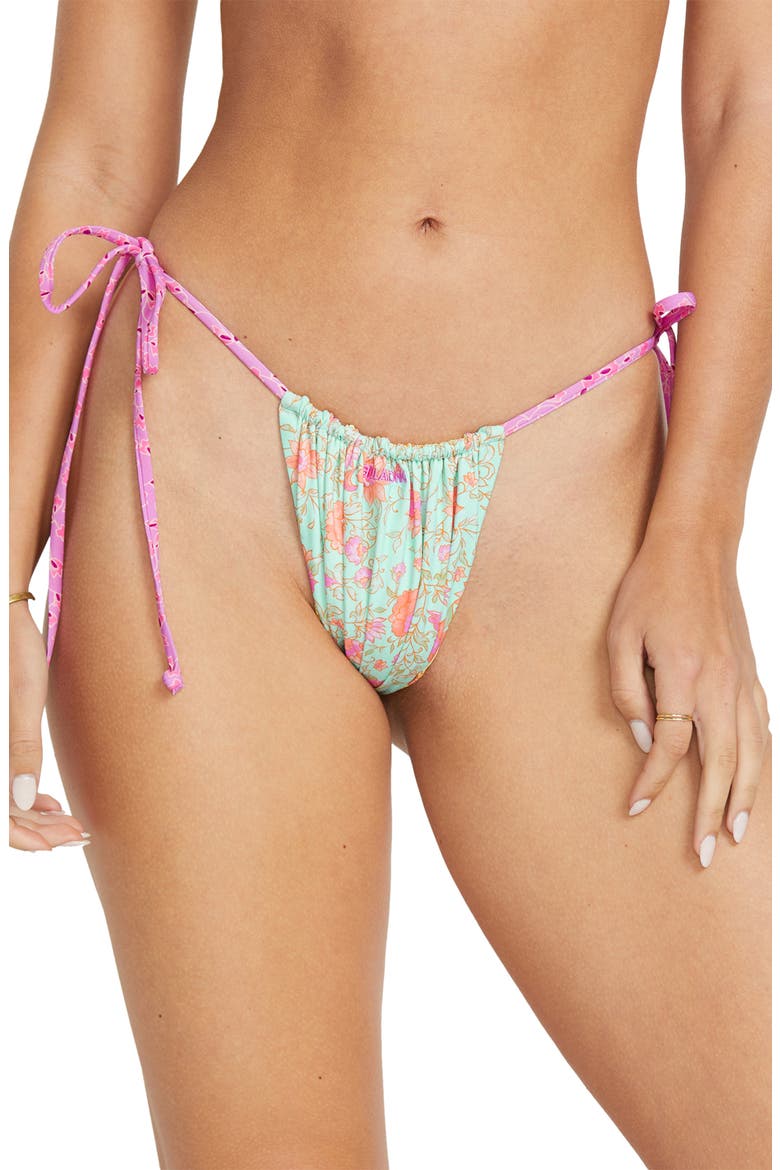 Folk Story Bells Reversible Bikini Bottoms, Alternate, color, GREEN MULTI