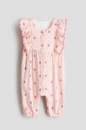 H&M Frilled Muslin Romper Suit