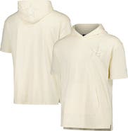 PRO STANDARD Men's Pro Standard Cream Houston Astros Neutral Short Sleeve Hoodie T-Shirt