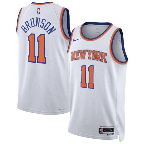 Unisex Nike Jalen Brunson White New York Knicks Swingman Jersey - Association Edition