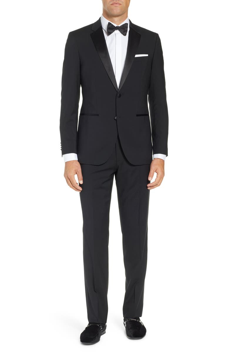 BOSS The Stars/Glamour Slim Fit Wool Tuxedo, Main, color, 