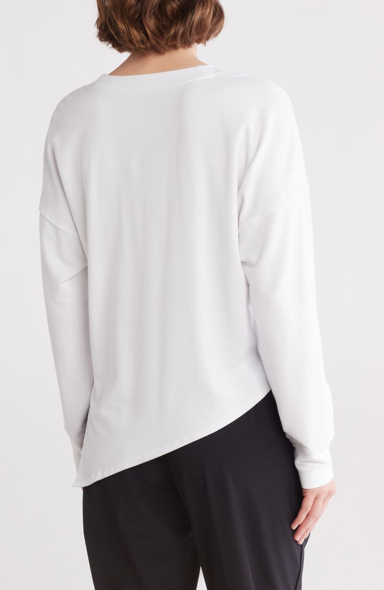 APANA Longevity Asymmetric T-Shirt, Alternate, color,