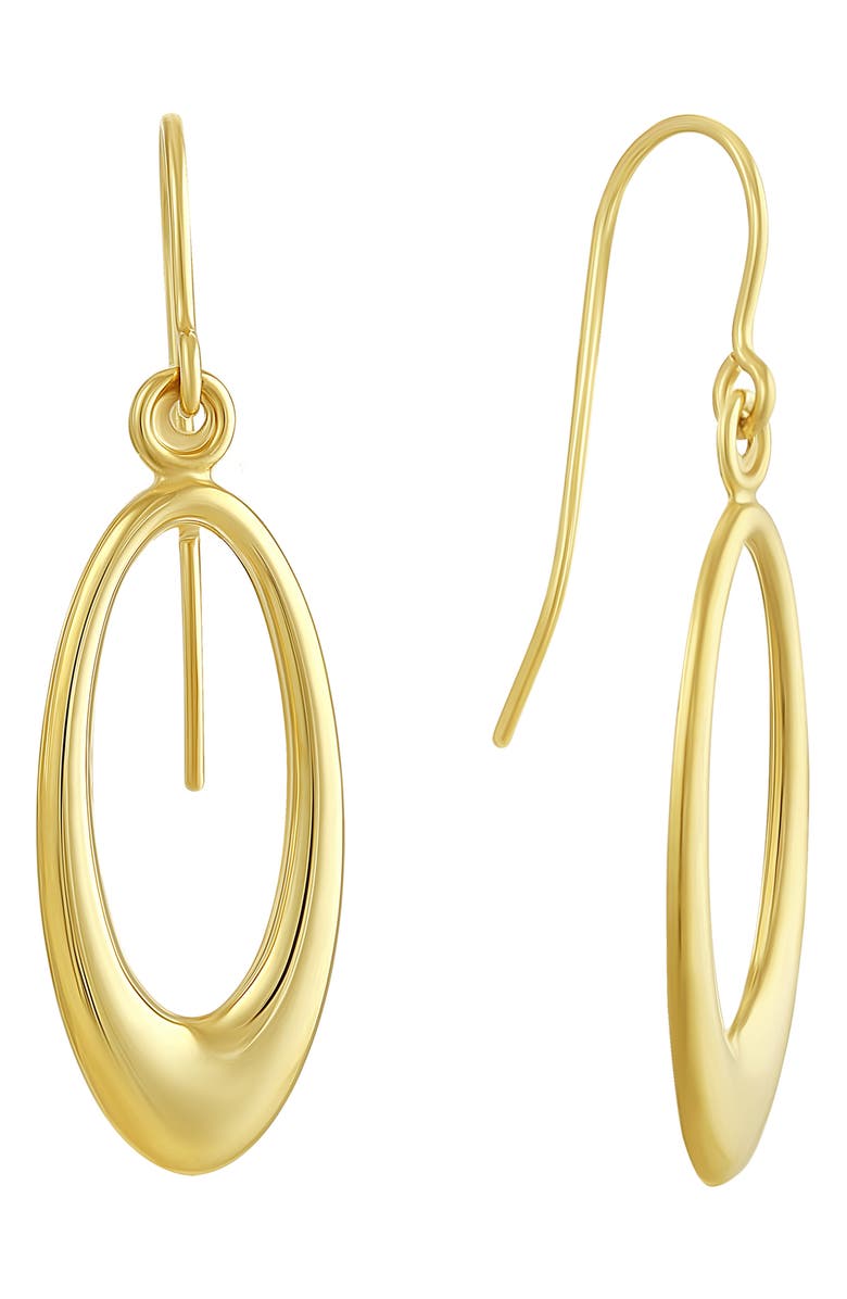 CANDELA JEWELRY Open Teardrop Earrings, Main, color,