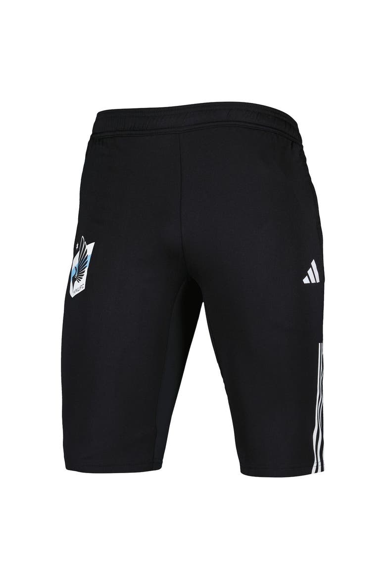 Men's adidas Black Minnesota United FC 2023 On-Field Training AEROREADY Half Pants, Alternate, color, Black