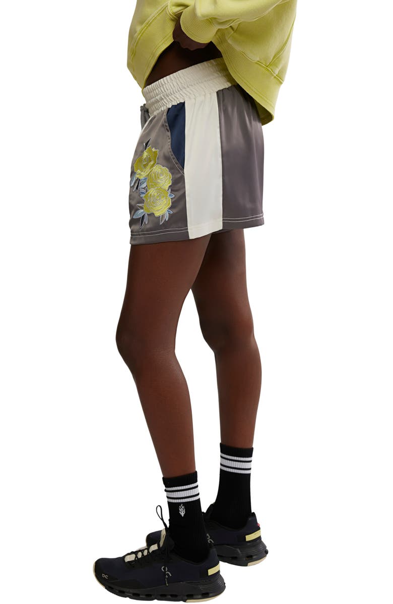 Free People FP Movement In the Ring Drawstring Shorts, Alternate, color, Wild Wind Combo