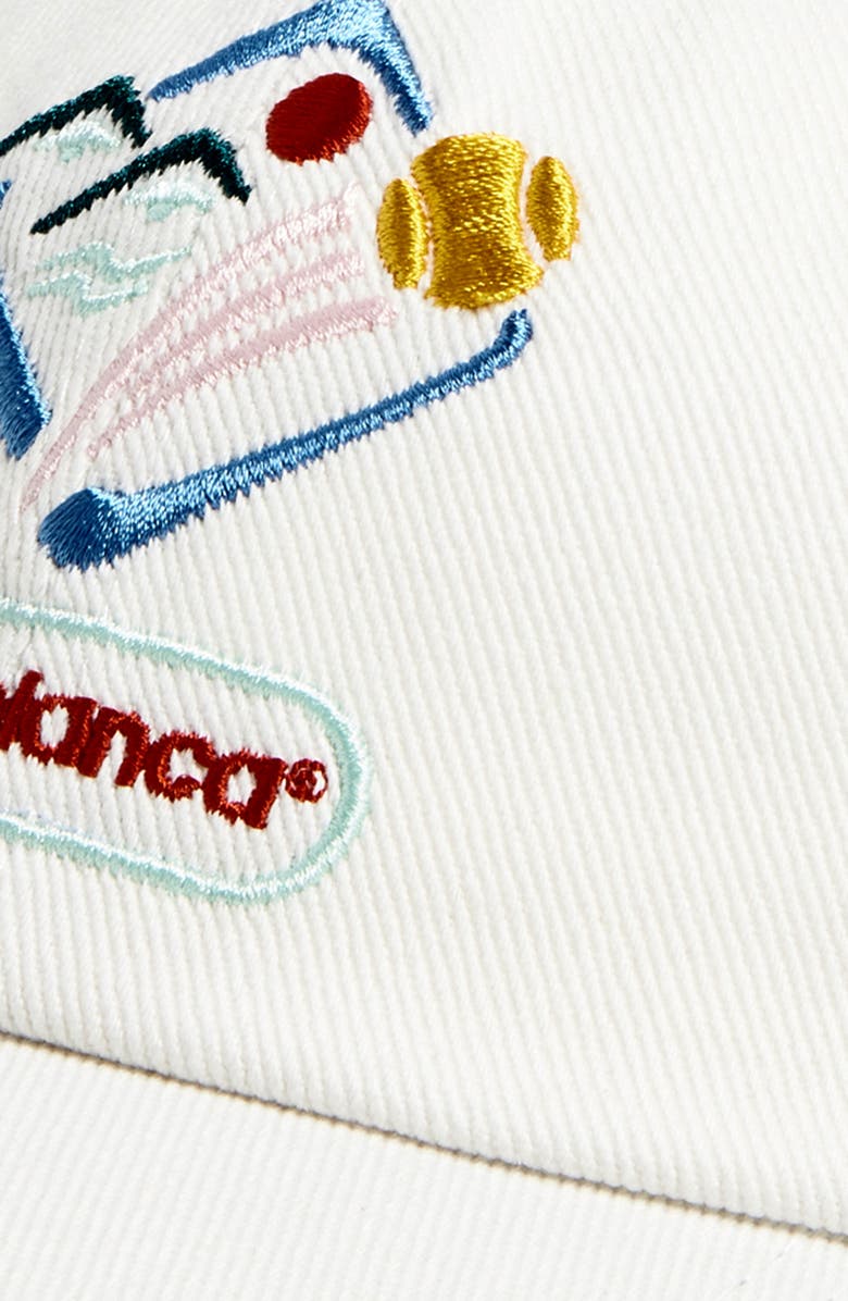 Casablanca Montagne Sportif Embroidered Adjustable Baseball Cap, Alternate, color, 