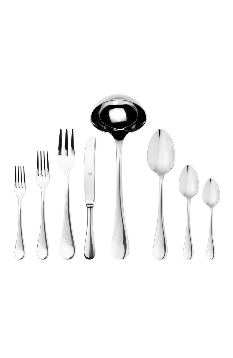 Mepra Brescia Flatware Set - 43 Pieces, Main, color, Stainless Steel