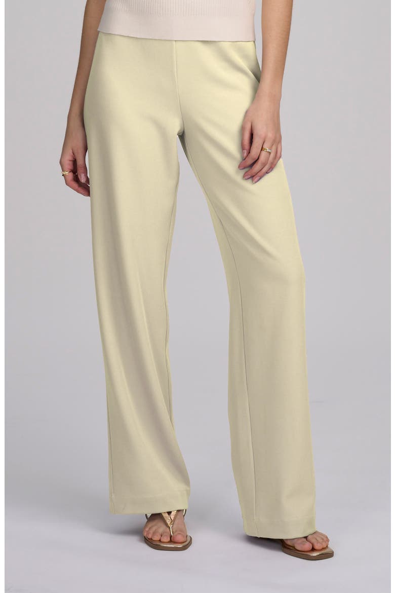 Woven Pant With Button, Alternate, color, BUTTER