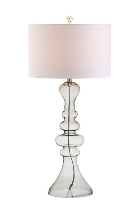 Madeline 35" Curved Glass LED Table Lamp
