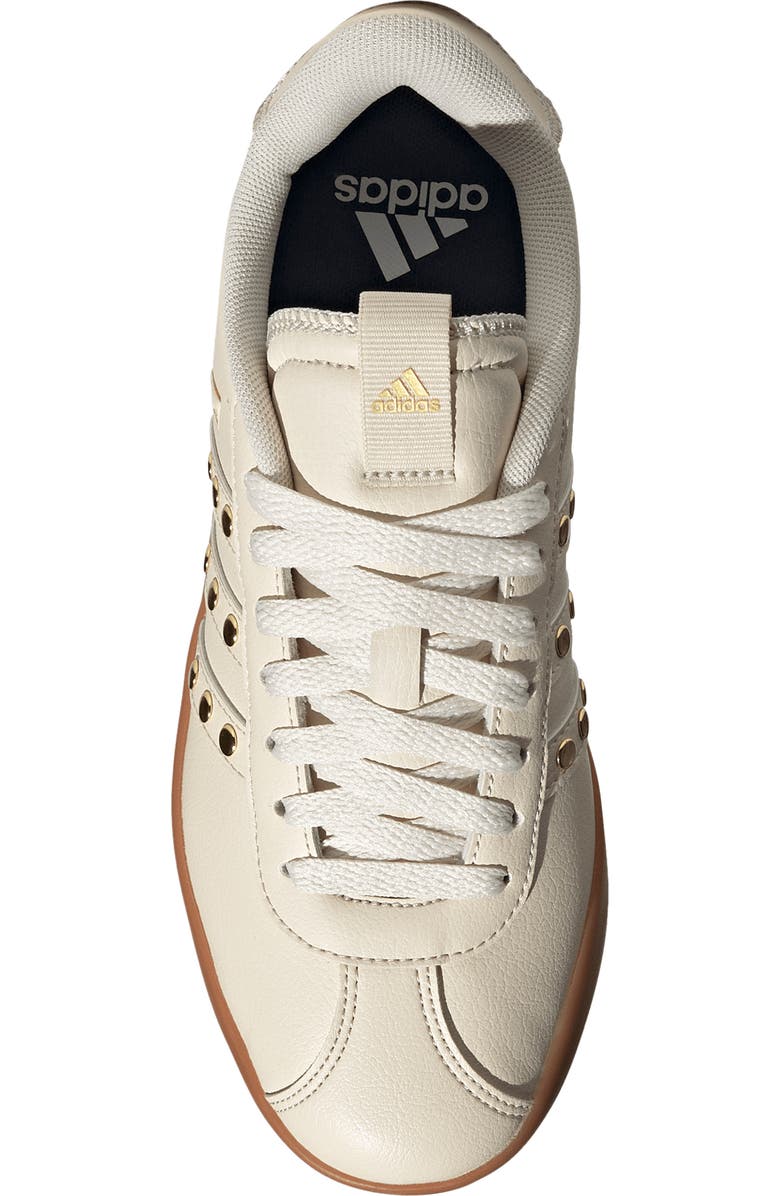 adidas VL Court 3.0 Sneaker, Alternate, color, Wonder White/ White/ Gold