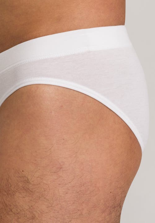 Hanro Sea Island Cotton Brief In White