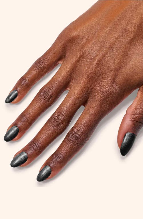 Le Mini Macaron Gel Nail Polish In Magie Noire