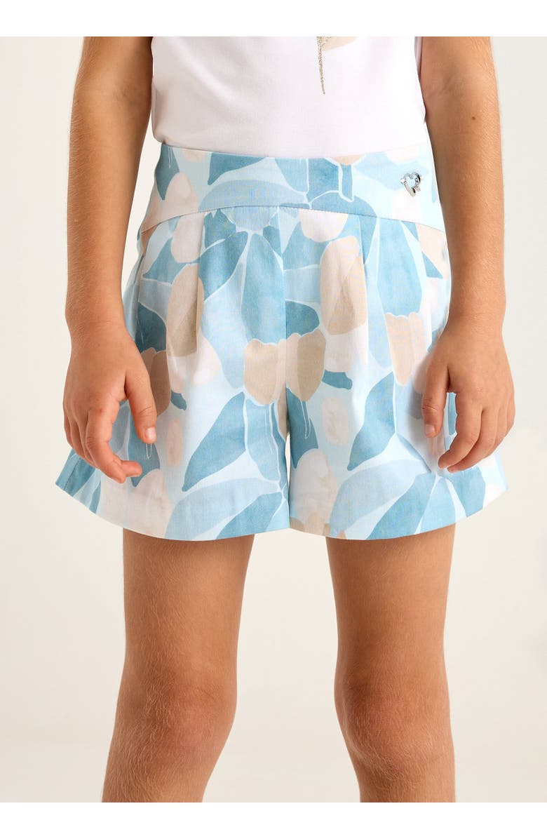 Mayoral Floral Skort, Alternate, color, Blue