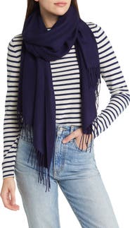 Nordstrom Tissue Weight Wool & Cashmere Scarf