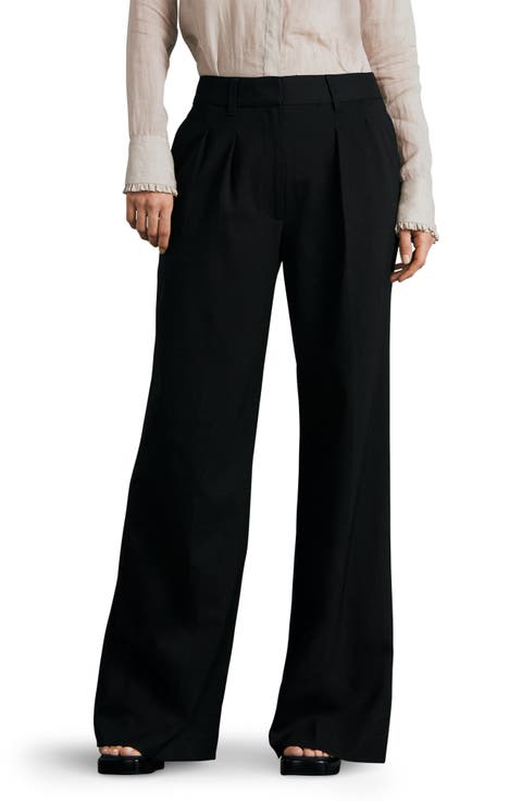 Shelly Wide Leg Crepe Pants