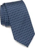 Jack Victor Fret & Square Silk Tie