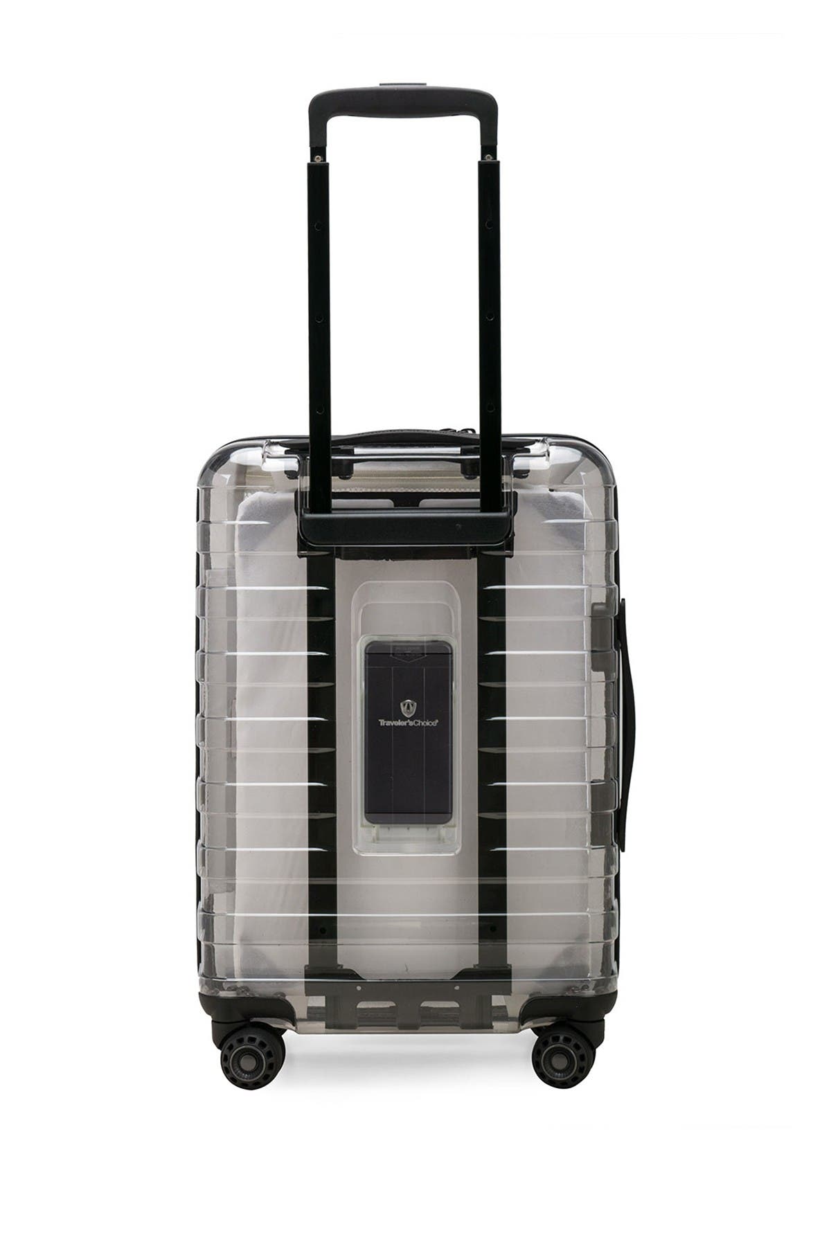 TRAVELERS CHOICE Millennial Special Edition 21" Hardside Carry-On Spinner & Power Bank, Alternate, color, 