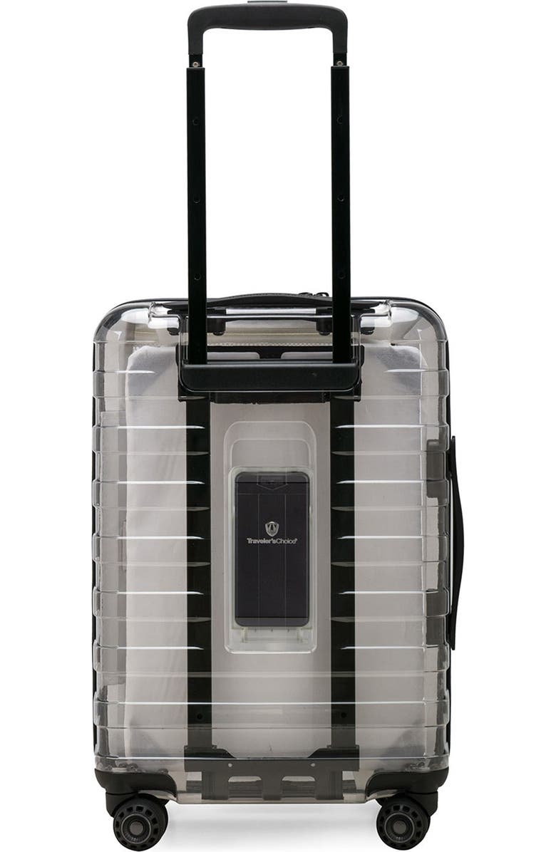TRAVELERS CHOICE Millennial Special Edition 21" Hardside Carry-On Spinner & Power Bank, Alternate, color,