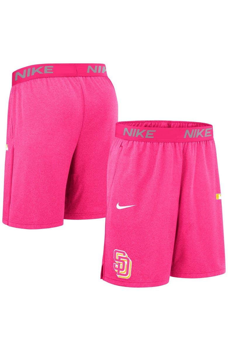 Nike Men's Nike  Pink San Diego Padres Authentic Collection City Connect Performance Knit Shorts, Main, color, Pink