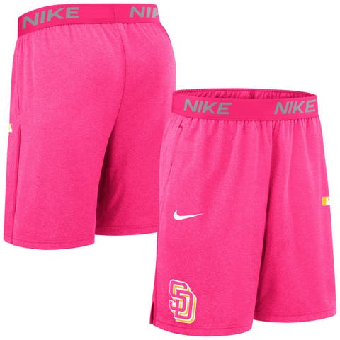 Men's Nike  Pink San Diego Padres Authentic Collection City Connect Performance Knit Shorts