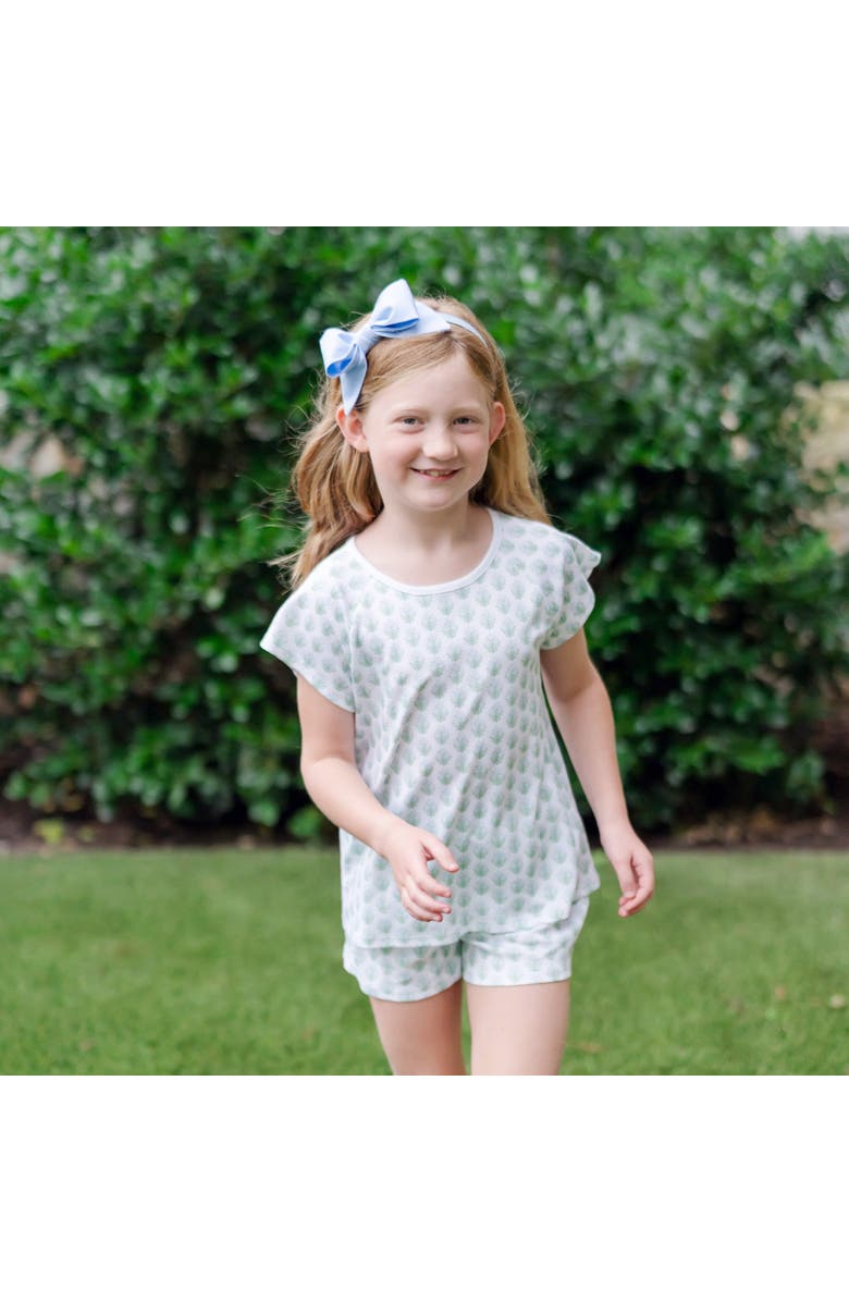 Lila and Hayes Emery Girls' Short Set, Alternate, color, Primrose Proper