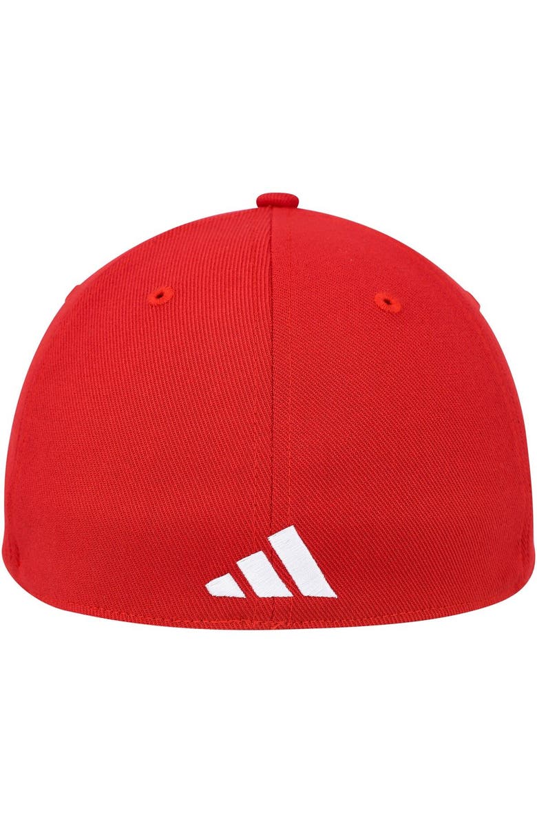 adidas Men's adidas Red NC State Wolfpack Vault Slouch Flex Hat, Alternate, color, Red