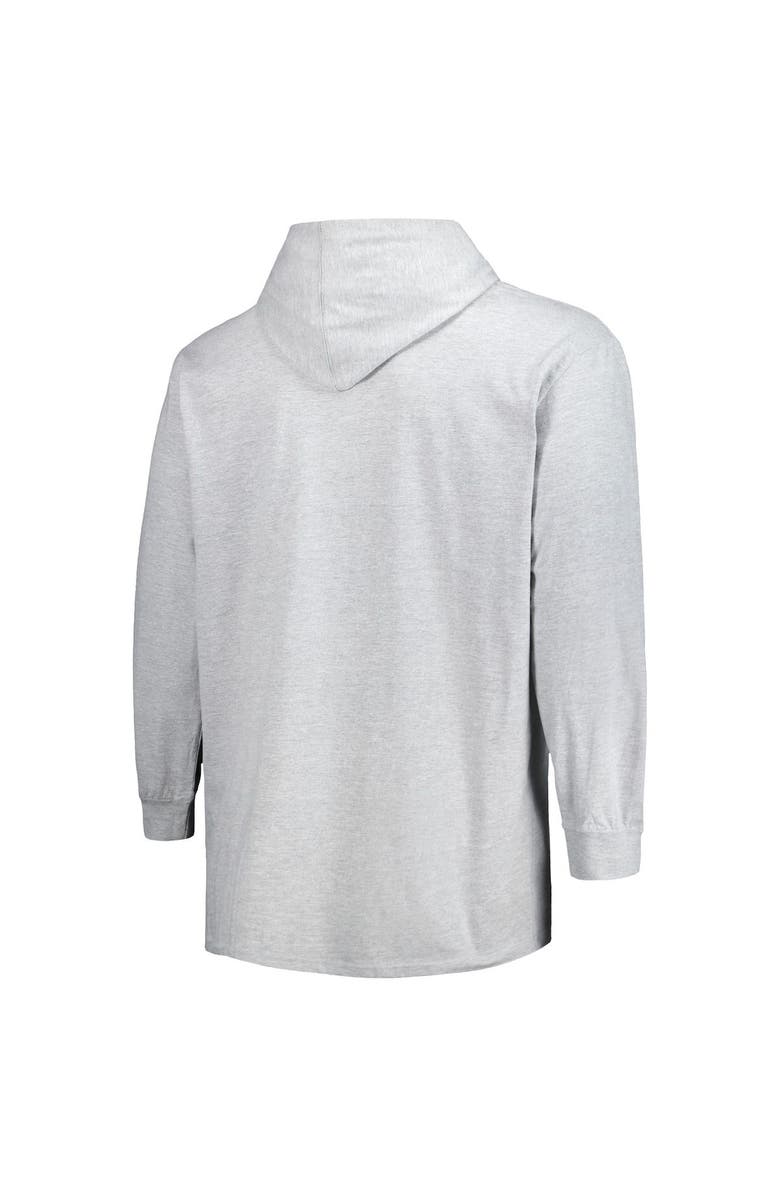 FANATICS Men's Fanatics Branded Heather Gray Los Angeles Lakers Big & Tall Pullover Hoodie, Alternate, color, Heather Gray