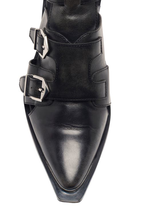 Free People Helen Buckle Strap Bootie In Black