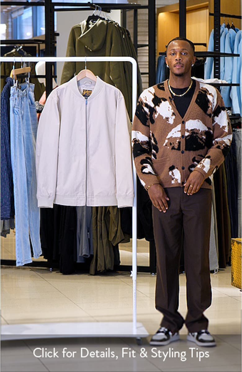 Jackson Cotton Blend Bomber Jacket, sales video thumbnail