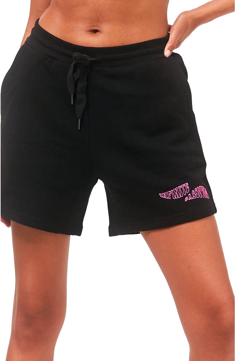 Rebody Active Infinite Passions Sweatpants, Alternate, color, Metropolis Black/Fuschia